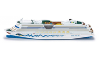 Siku Cruiseliner Aida Passagierschiff-Modell Vormontiert 1:1400 (Blau, Weiß)