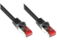 Alcasa 0.25m Cat. 6, S/FTP 0.25m Cat6 S/FTP (S-STP) Schwarz (Schwarz)