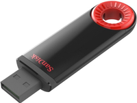 Sandisk Cruzer Dial 32GB 16GB USB 2.0 Type-A Schwarz, Rot USB-Stick (Schwarz, Rot)