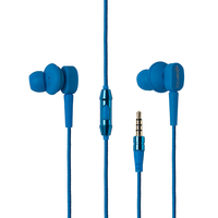 Boompods earbuds im Ohr Binaural Verkabelt Blau Mobiles Headset (Blau)
