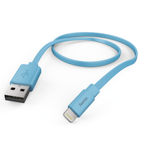 Hama 1.2m, Lightning/USB 1.2m USB A Lightning Blau USB Kabel (Blau)