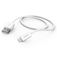 Hama 00173863 1m USB A Lightning Weiß USB Kabel (Weiß)