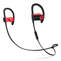 Apple Powerbeats3 Binaural Ohrbügel, im Ohr Schwarz, Rot (Schwarz, Rot)