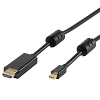 Vivanco Mini DisplayPort - HDMI 1,8 m Schwarz (Schwarz)