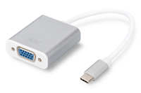 Digitus DA-70837 0.2m USB C VGA (D-Sub) Wei&szlig; Videokabel-Adapter (Wei&szlig;)