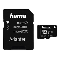 Hama 256GB MicroSDXC UHS-I Speicherkarte Klasse 10 (Schwarz)