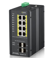 Zyxel RGS200-12P Managed L2 Gigabit Ethernet (10/100/1000) Power over Ethernet (PoE) Schwarz