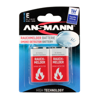 Ansmann 1515-0006 Alkali 9V Wiederaufladbare Batterie (Rot)