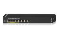 Netgear GSS108EPP gemanaged L2 Gigabit Ethernet (10/100/1000) Energie Über Ethernet (PoE) Unterstützung Schwarz (Schwarz)