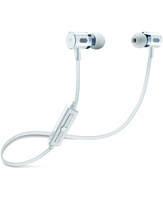 Cellularline MOSQUITO Kopfhörer Kabellos im Ohr, Nackenband Calls/Music Bluetooth Weiß (Weiß)