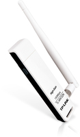 TP-LINK Drahtloser High-Gain-150Mbps-USB-Adapter (Schwarz, Weiß)