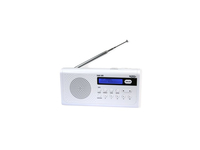 Xoro DAB 100 Tragbar Digital Weiß Radio (Weiß)