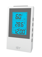 ISY IWS 3101 Innenraum Digital environment thermometer Silber Außenthermometer (Silber)