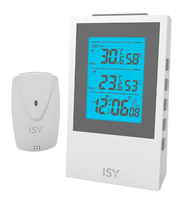 ISY IWS 3501 Innen/Außen Electronic environment thermometer Silber Außenthermometer (Silber)