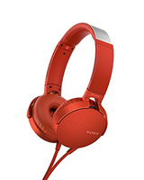 Sony MDR-XB550AP Kopfband Binaural Verkabelt Rot (Rot)