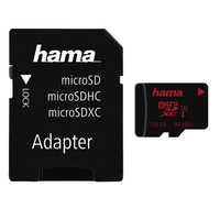 Hama microSDXC 128GB Speicherkarte UHS-I Klasse 3 (Schwarz)