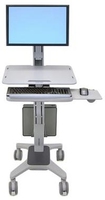 Ergotron WorkFit C-Mod, Single Display Sit-Stand Workstation (Grau)