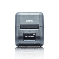 Brother RJ-2050 POS-Drucker 203 x 203 DPI Verkabelt & Kabellos Direkt W&auml;rme Mobiler Drucker (Schwarz)