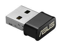 ASUS USB-AC53 Nano WLAN 867 Mbit/s (Schwarz, Edelstahl)