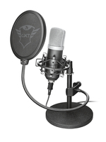 Trust 21753 Mikrofon Schwarz Studio-Mikrofon (Schwarz)