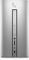 HP Pavilion Desktop PC – 570-p057ng (Silber, Schwarz)