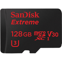 Sandisk Extreme 128GB MicroSDXC UHS-I Klasse 10 Speicherkarte