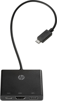 HP 1BG94AA USB-C HDMI/ USB 3.0/ USB-C Schwarz Kabelschnittstellen-/adapter (Schwarz)