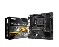 MSI B350M PRO-VDH AMD B350 Socket AM4 Micro ATX Motherboard