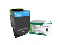 Lexmark 71B20C0 Lasertoner 2300Seiten Cyan Lasertoner / Patrone