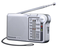 Panasonic RF-P150DEG Tragbar Analog Silber Radio (Silber)