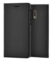 Nokia Slim Flip Cover CP-302 Ruckfall Schwarz (Schwarz)