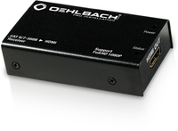 OEHLBACH 84100 AV repeater Schwarz Audio-/Video-Leistungsverstärker (Schwarz)