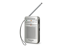 Panasonic RF-P50D Tragbar Digital Silber Radio (Silber)