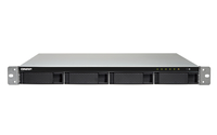 QNAP TS-453BU-RP NAS Rack (1U) Eingebauter Ethernet-Anschluss Schwarz, Grau (Schwarz, Grau)