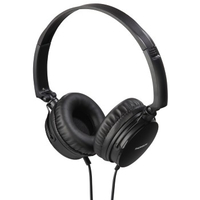 Hama HED2207BK Kopfhörer Kabelgebunden Kopfband Anrufe/Musik Schwarz (Schwarz)