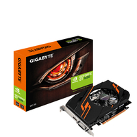Gigabyte GV-N1030OC-2GI GeForce GT 1030 2GB GDDR5 Grafikkarte (Schwarz, Orange)