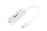 ASSMANN Electronic DA-70243 USB 2.0 Weiß Kartenleser (Weiß)