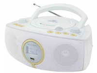 Soundmaster SCD1500WE Tragbar Analog & digital Weiß Radio (Weiß)