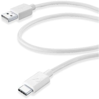 Vivanco USBDATA06USBCW 0.3m USB A USB C Weiß USB Kabel (Weiß)