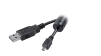 Vivanco High-grade USB 2.0 connection cable USB Kabel 1,5 m USB A Mini-USB B Schwarz (Schwarz)