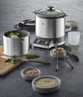 WMF 04 1526 0011 1l 220W Edelstahl Reiskocher (Edelstahl)