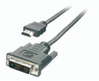Vivanco 47056 Videokabel-Adapter 2 m DVI-D HDMI Grau (Grau)