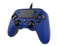 NACON PS4OFCPADBLUE Gaming-Controller Blau Gamepad PlayStation 4 (Blau)