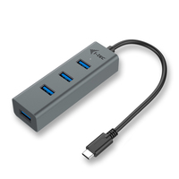 i-tec Metal USB-C HUB 4-Port (Grau)