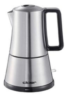 Cloer 5928 Kaffeemaschine Elektrische Espressokanne (Edelstahl)