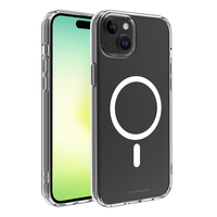 Vivanco Mag Steady Anti Shock Cover, Magnetic Wireless Charging Support für iPhone 15 Plus