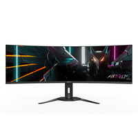 AORUS CO49DQ Computerbildschirm 124,5 cm (49") 5120 x 1440 Pixel DQHD OLED Schwarz (Schwarz)