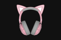 Razer Kraken Kitty V2 BT Kopfhörer Kabellos Kopfband Gaming Bluetooth Pink (Pink)