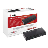 CLUB3D HDMI 2.0 UHD Splitter 4 Ports (Schwarz)