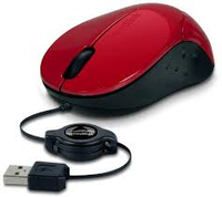 SPEEDLINK Beenie Maus Beidhändig USB Typ-A 1200 DPI (Schwarz, Rot)
